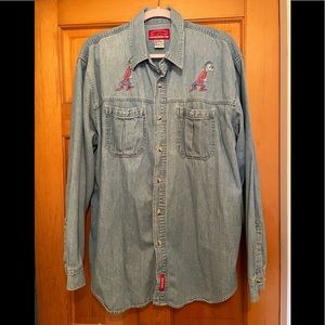 Vintage Rare Goofy Denim Shirt